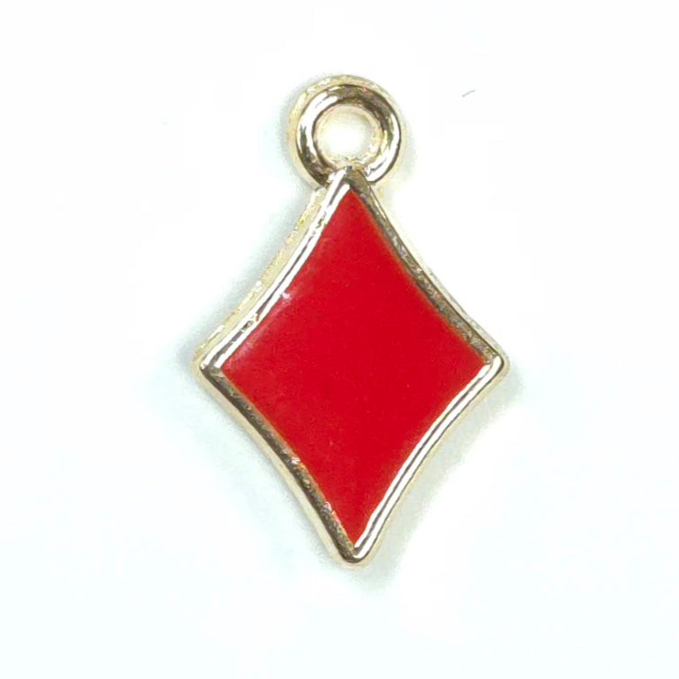 C0124 | Classic Diamond Enamel Charm | GC1126