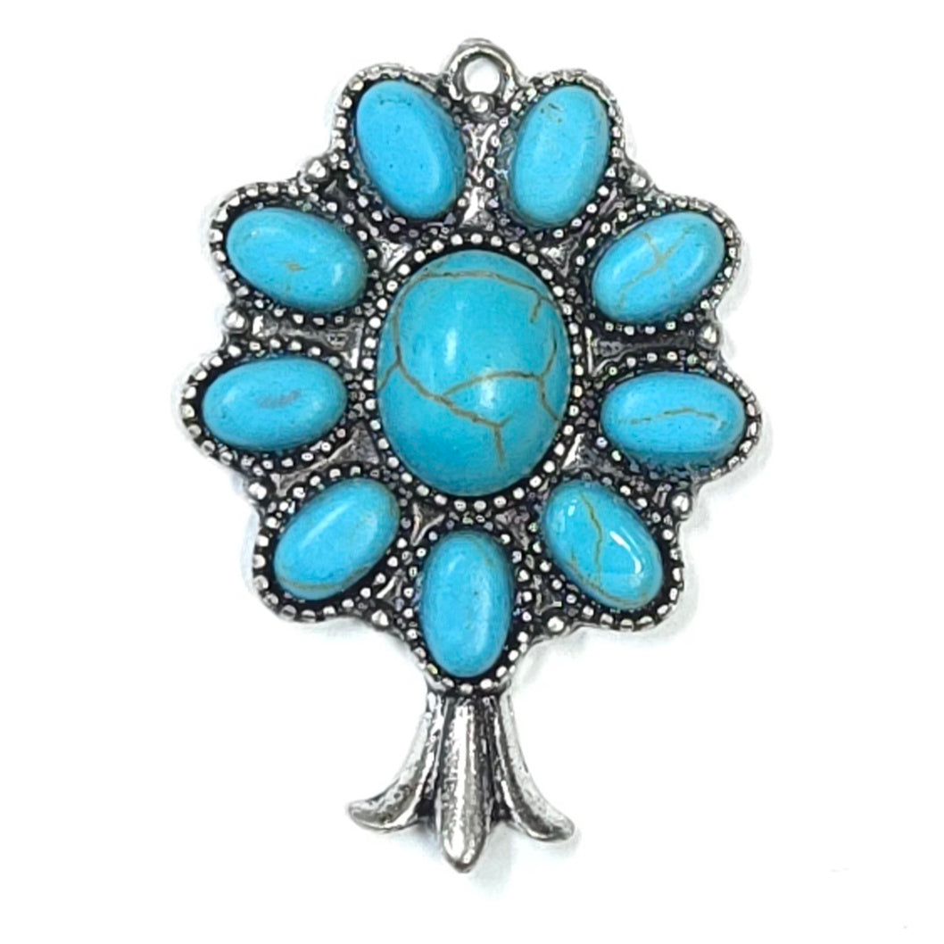 C0092 | Vintage Style Floral Charm | GC1128