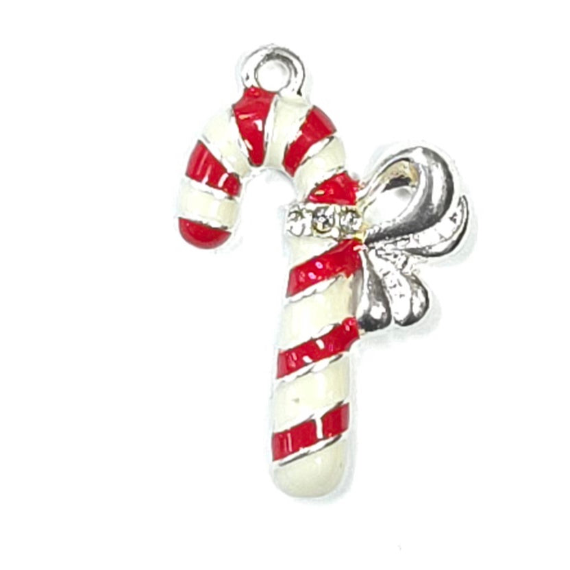 C0105 | Striped Candy Cane Charm | GC1128