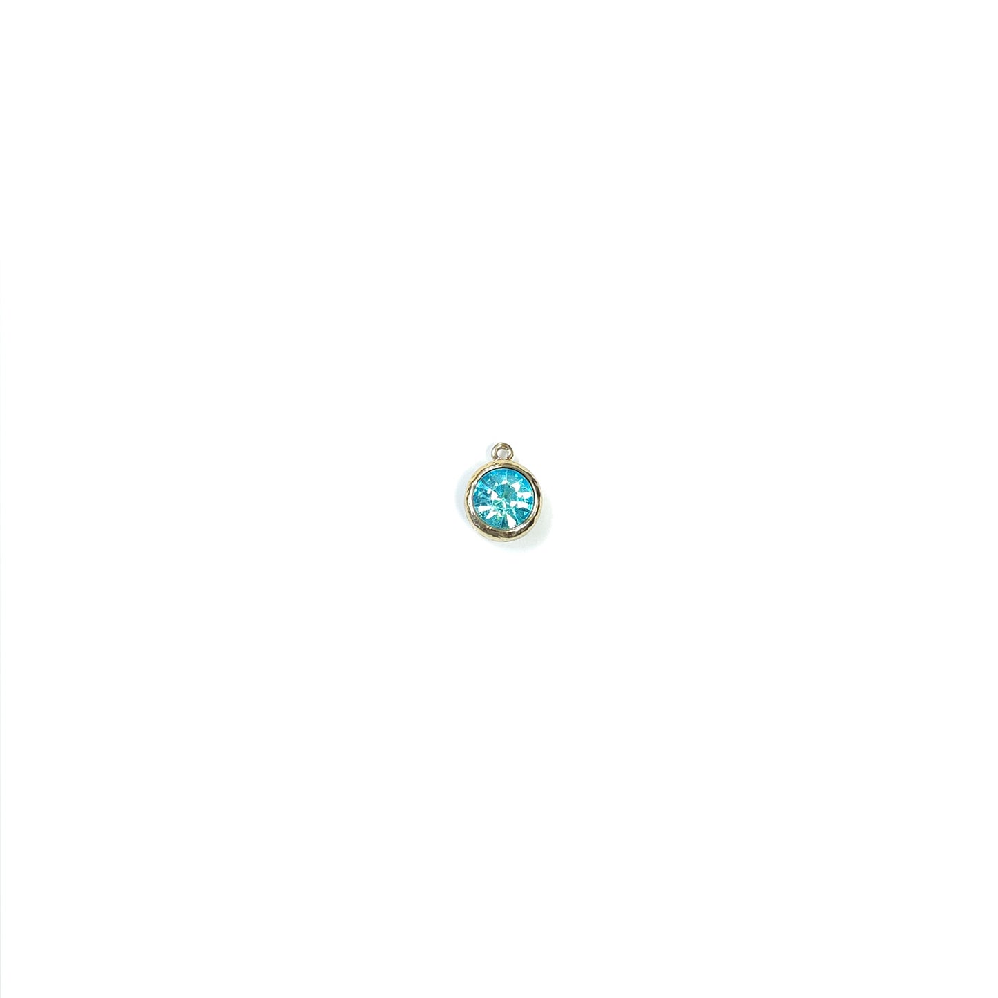 C0077 | Luxe Round Gem Charm | GC1129