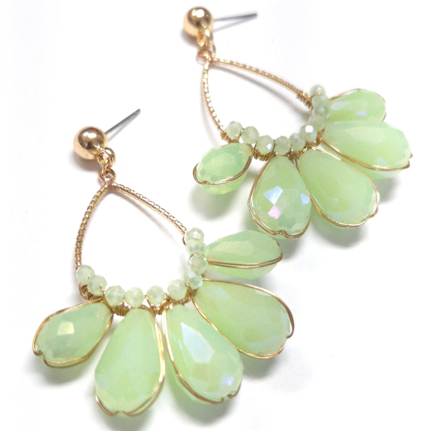 E1565 GSE3920 Drop Dangle Post Earrings