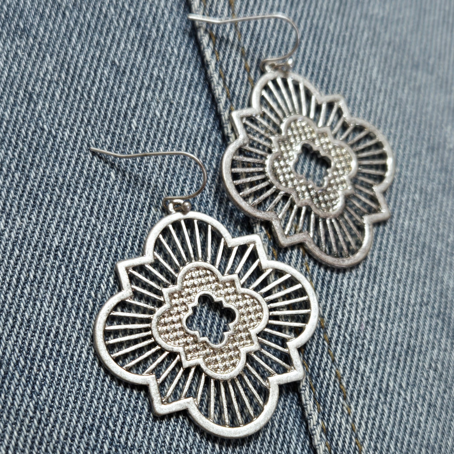 E1117 HE1736 Clover design Drop Dangle Earrings