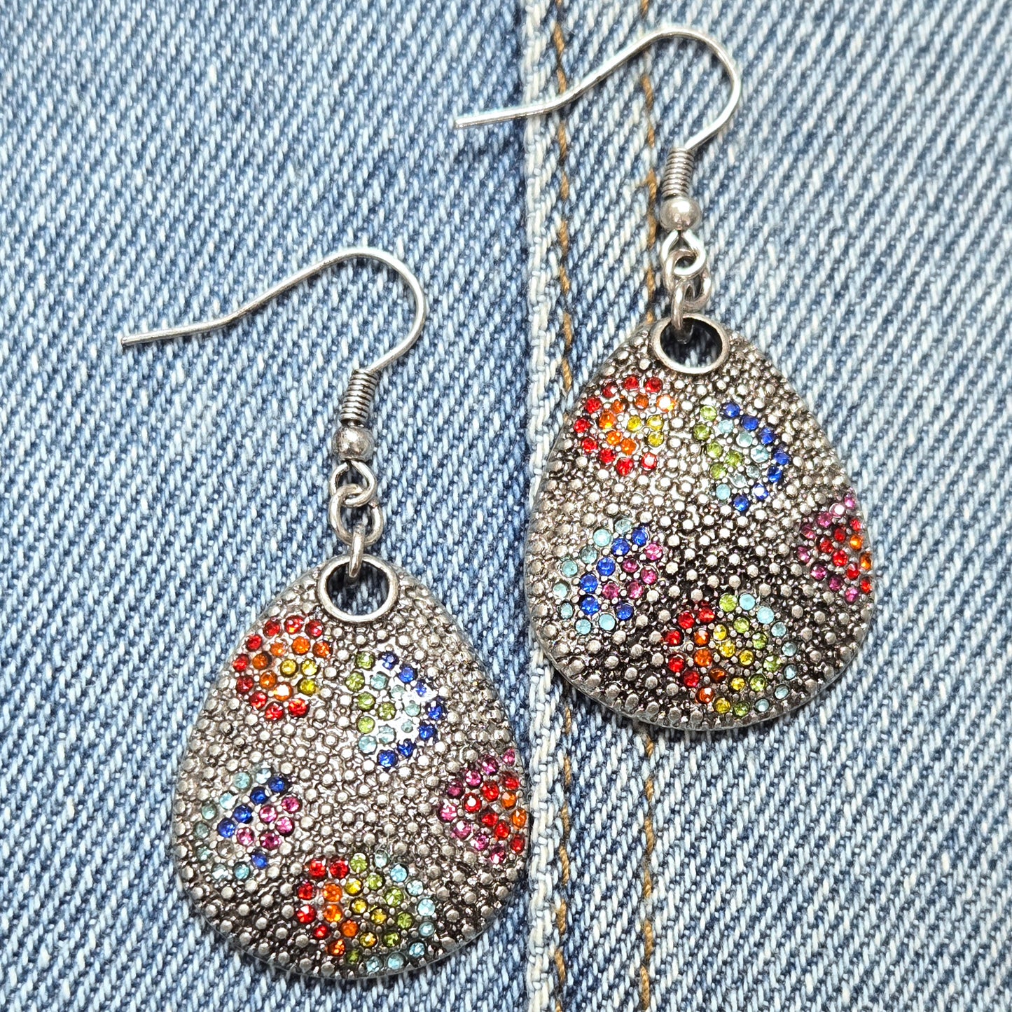 E1146 HE3446 Oval Shape Drop Dangle Earrings