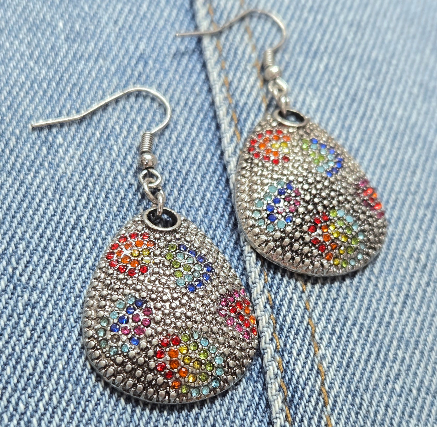 E1146 HE3446 Oval Shape Drop Dangle Earrings