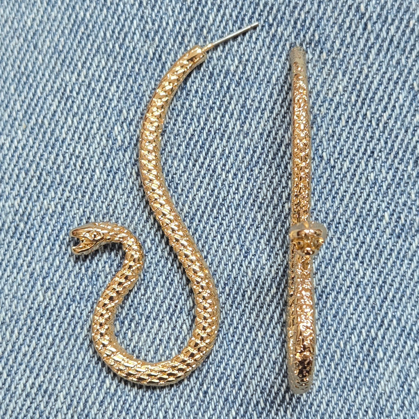E1288 IE2587 Snake Design Drop Earrings