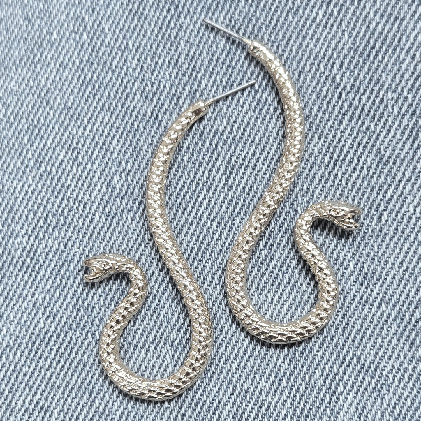 E1288 IE2587 Snake Design Drop Earrings