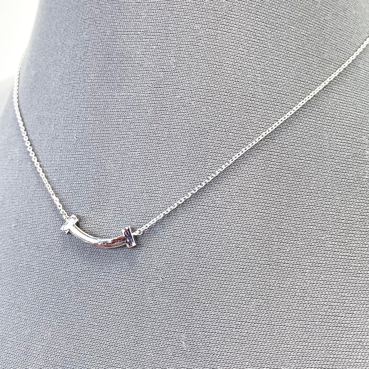Minimalist Curved Bar Necklace | N0092