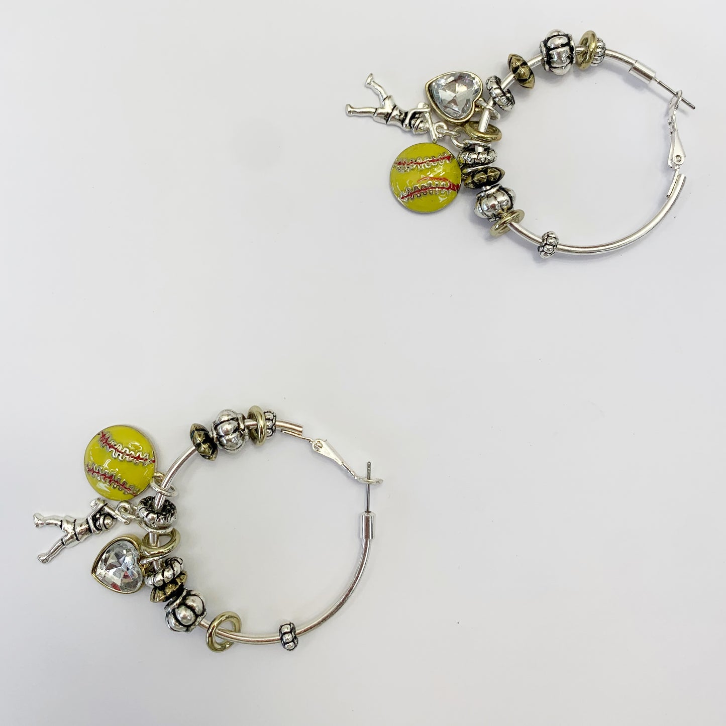 Charm Hoop Drop Earrings | E0328