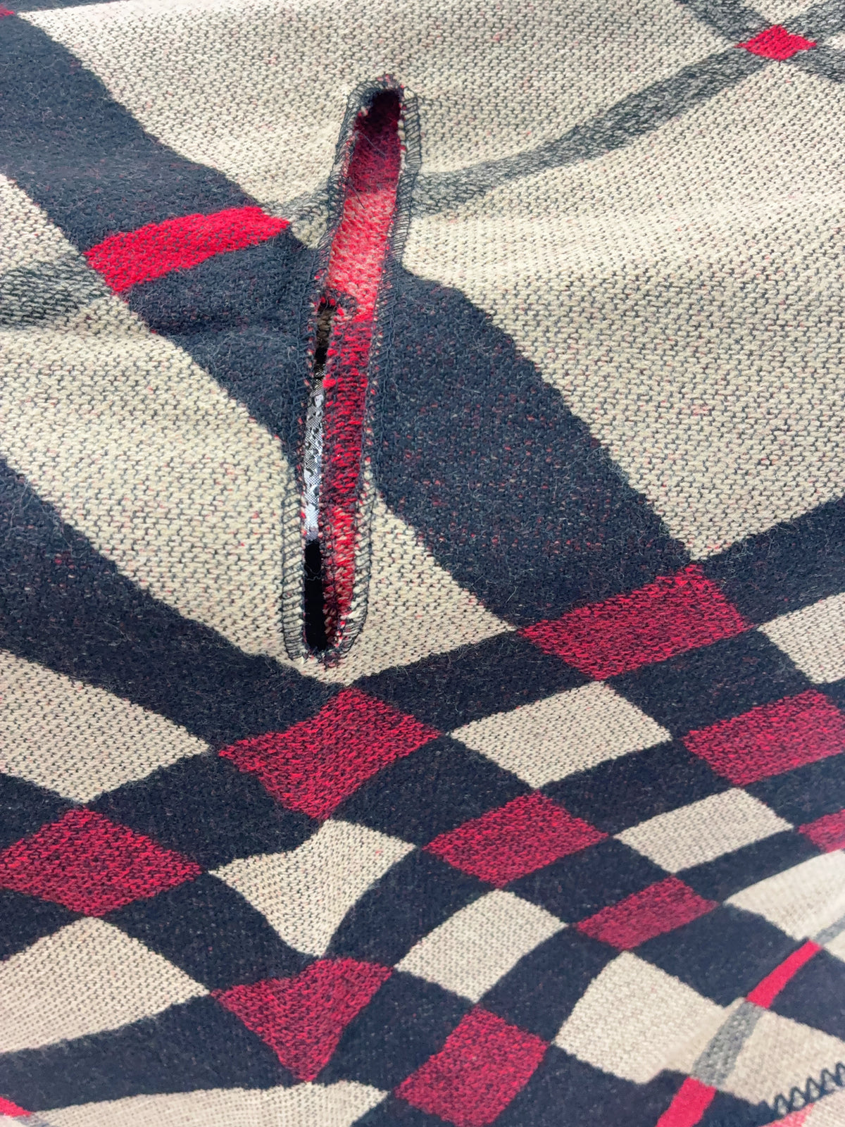 Classic Plaid Poncho | PC111