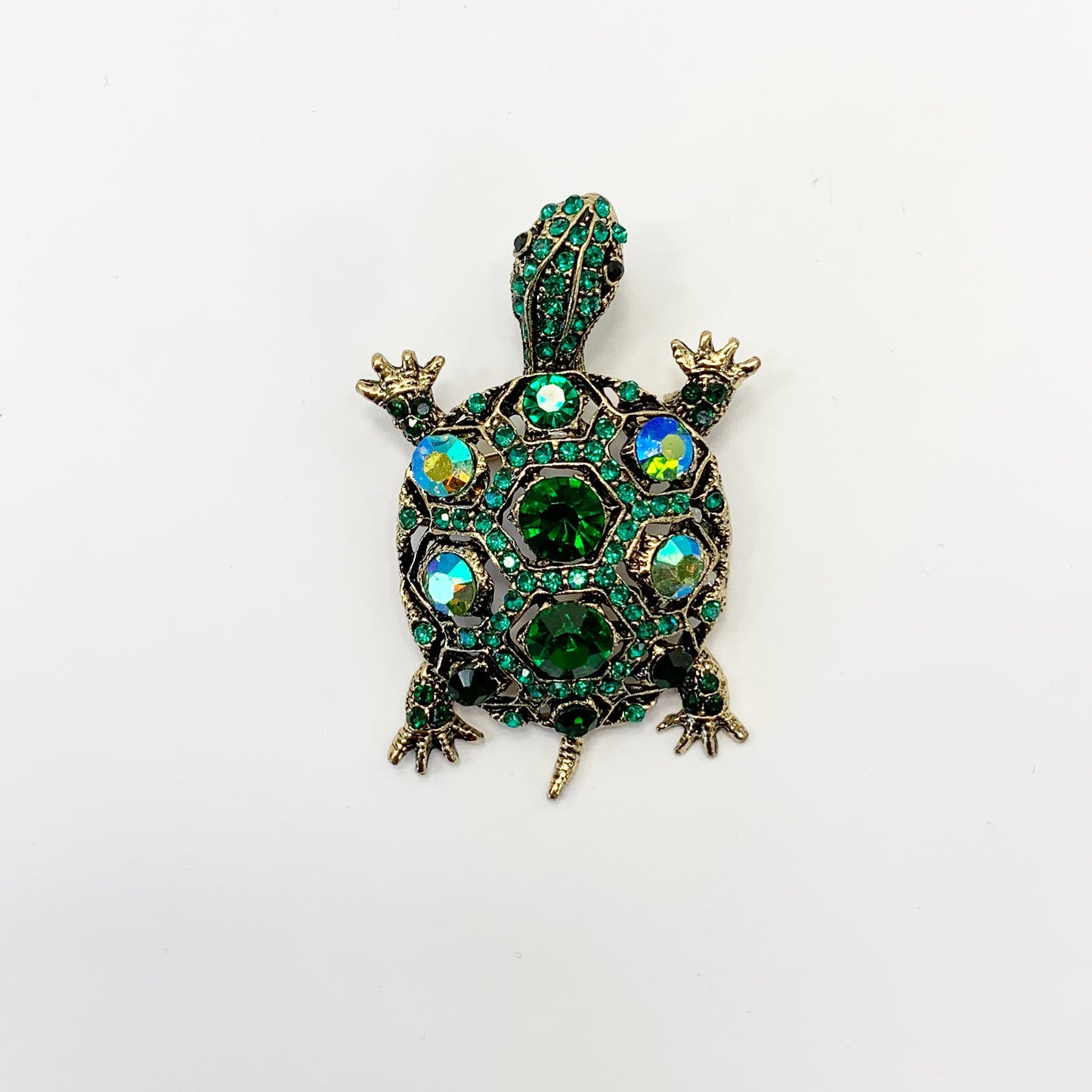 Embellished Turtle Pin | BR0068