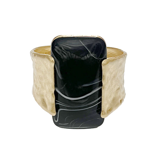 B0527 | Rectangular Acrylic Cuff Bracelet | KB2325