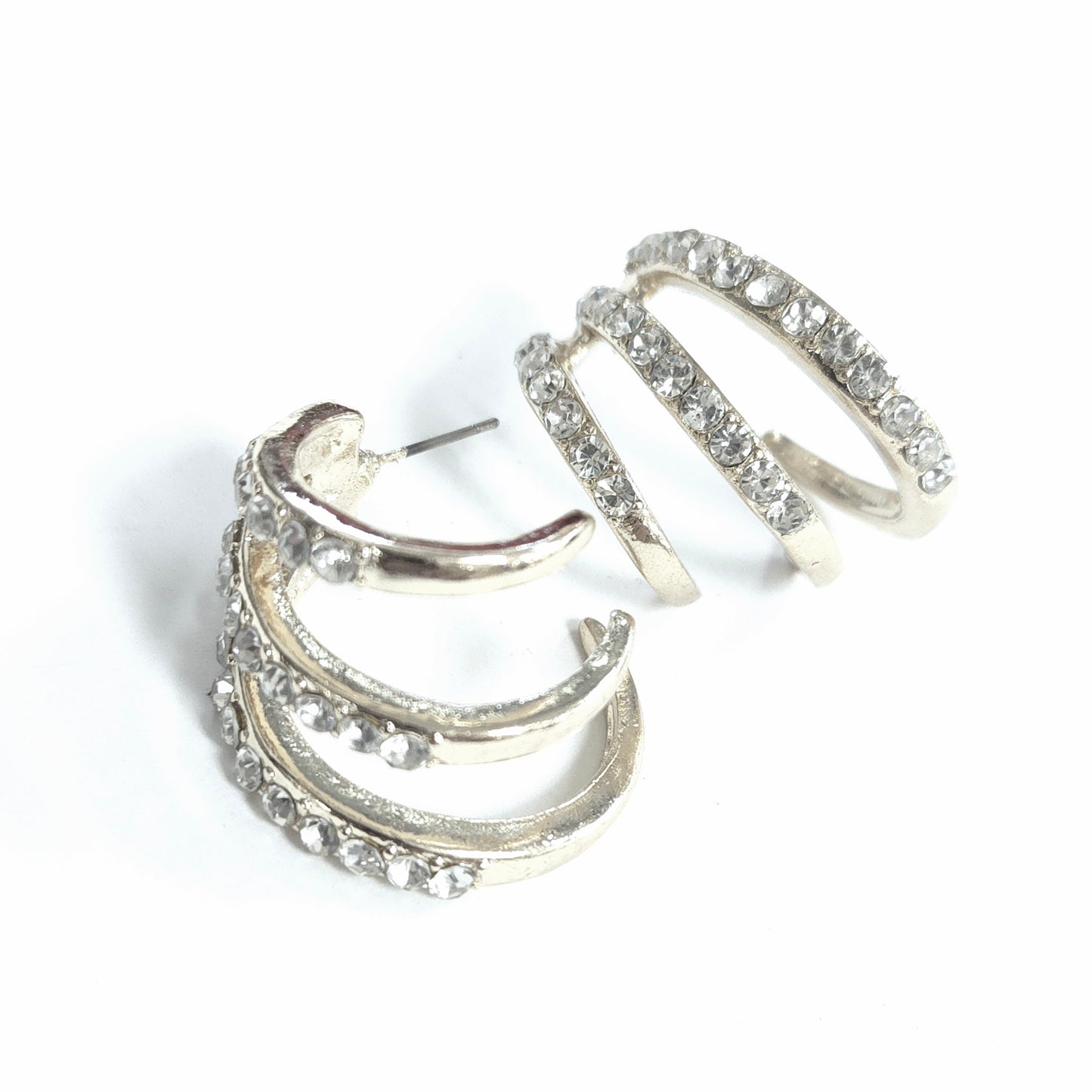 E1457 KE1050 Hoop Post Earrings