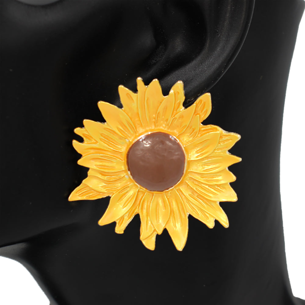 E2303 | Sunflower Statement Earrings | KE2780