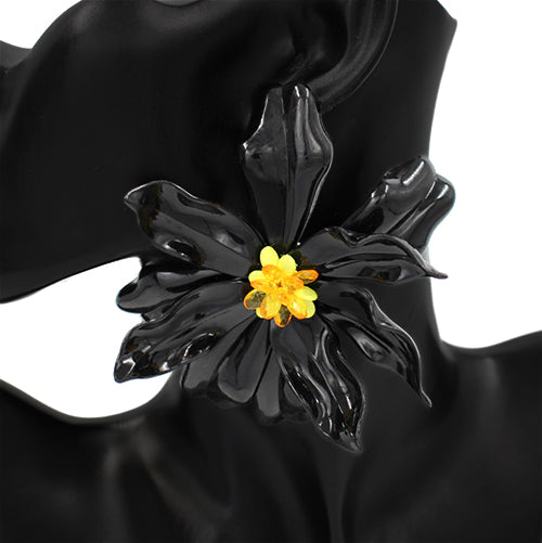 E1546 KE2870 Flower Drop Earrings