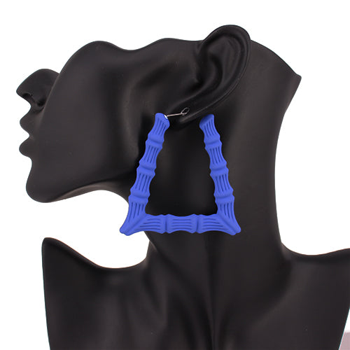 E1539 KE3467 Bamboo Hoop Earrings