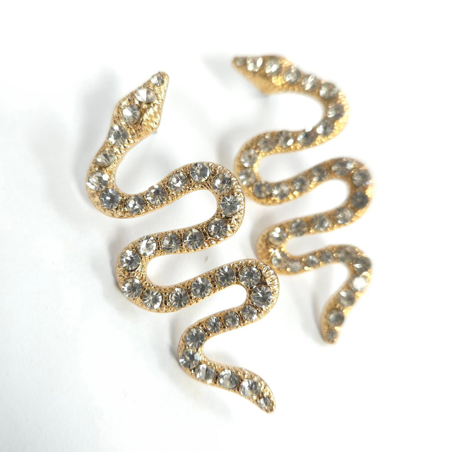 E1674 KE5145 Snake Drop Earrings