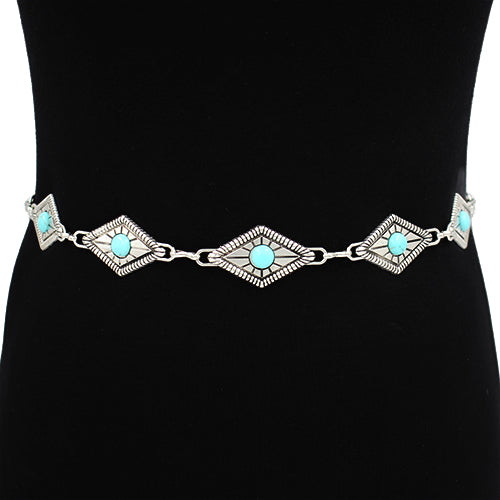 BL1042 | Geometric Concho Belt | KM1551