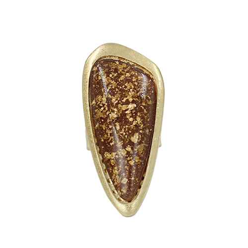 Sculpted Oval Teardrop Ring | R0156