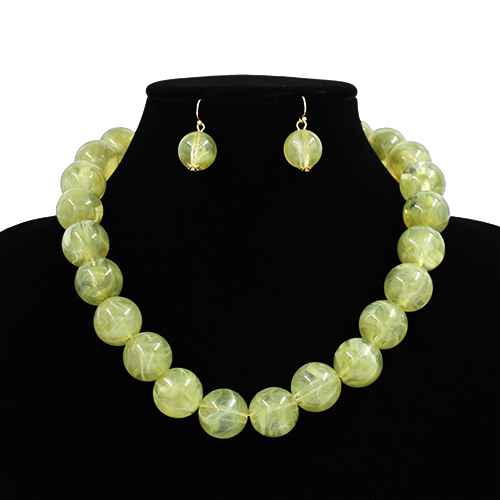 Coordinated Beaded Necklace Set | N5409