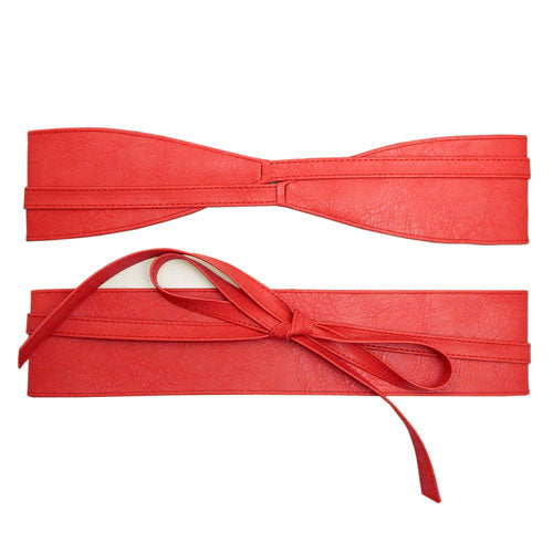 BL1005 LT5010 WRAP AROUND FAUX LEATHER BELT