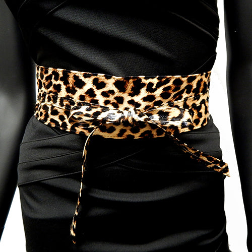 BL1006 LT5060 WRAP AROUND FAUX LEATHER BELT