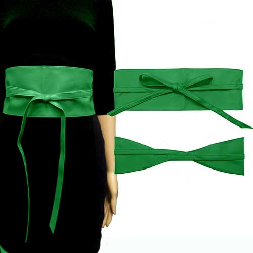 BL1018 LT5085 THICK WRAP AROUND FAUX LEATHER BELT