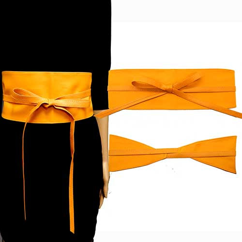 BL1018 LT5085 THICK WRAP AROUND FAUX LEATHER BELT