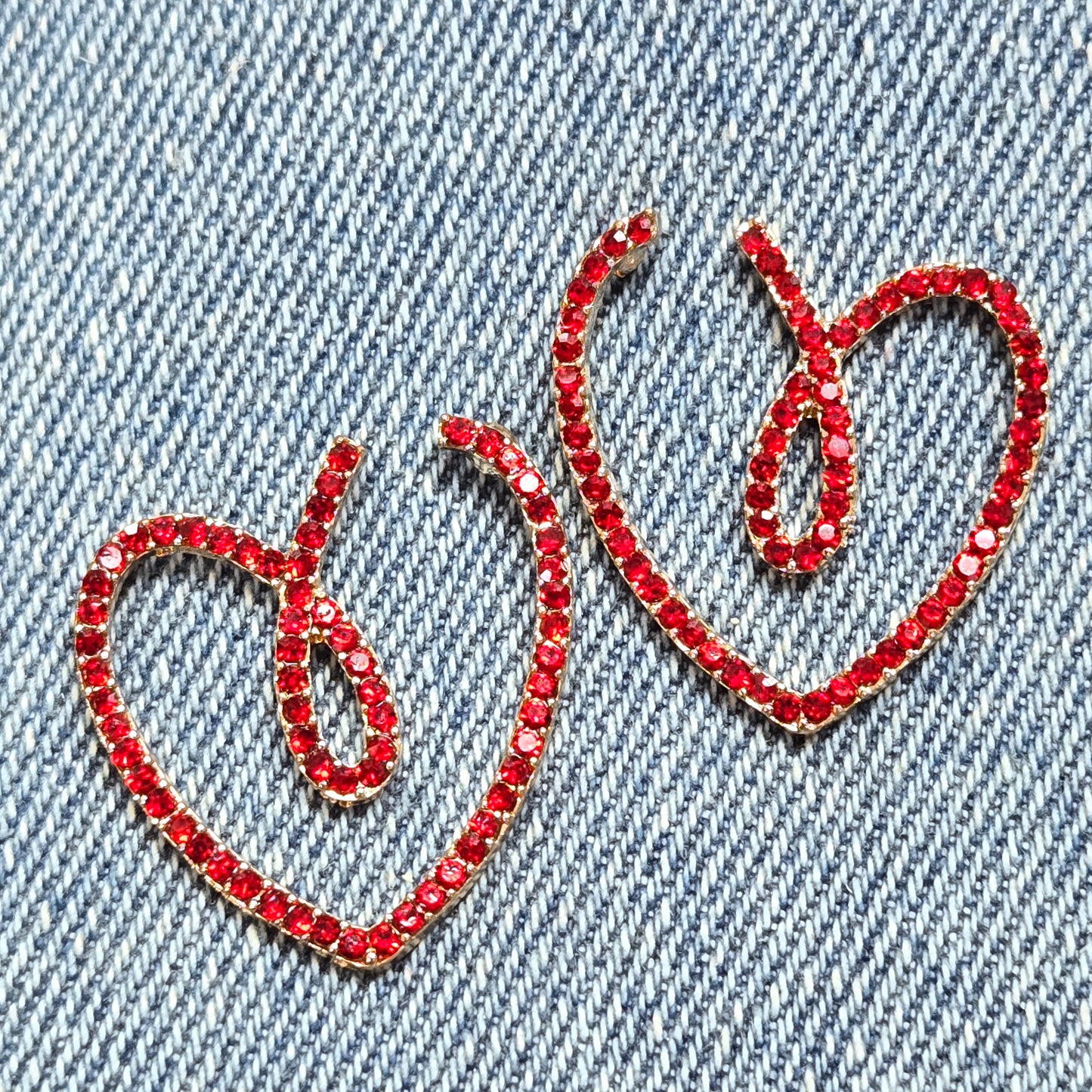 E1318 ME11091 Heart Love Shape Drop Earrings