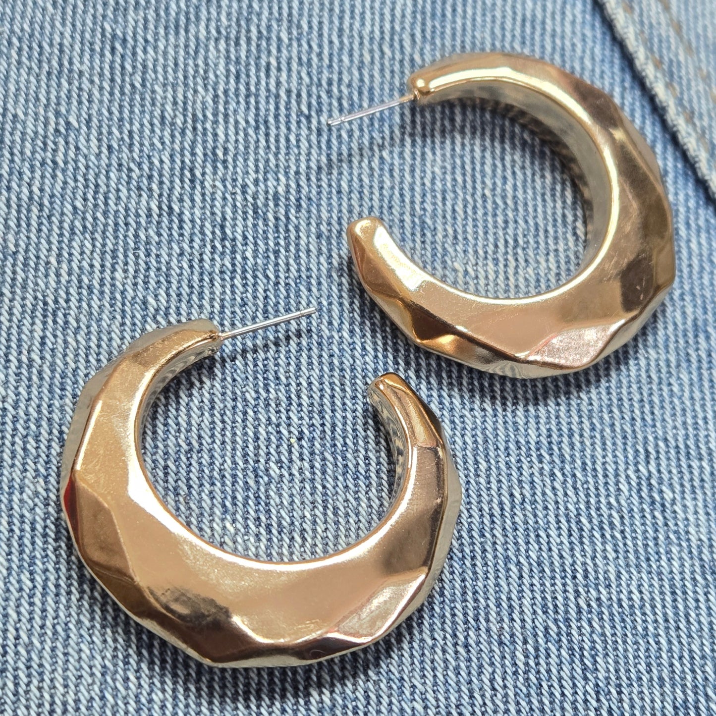 E1412 ME11178 Circle Hoop Earrings