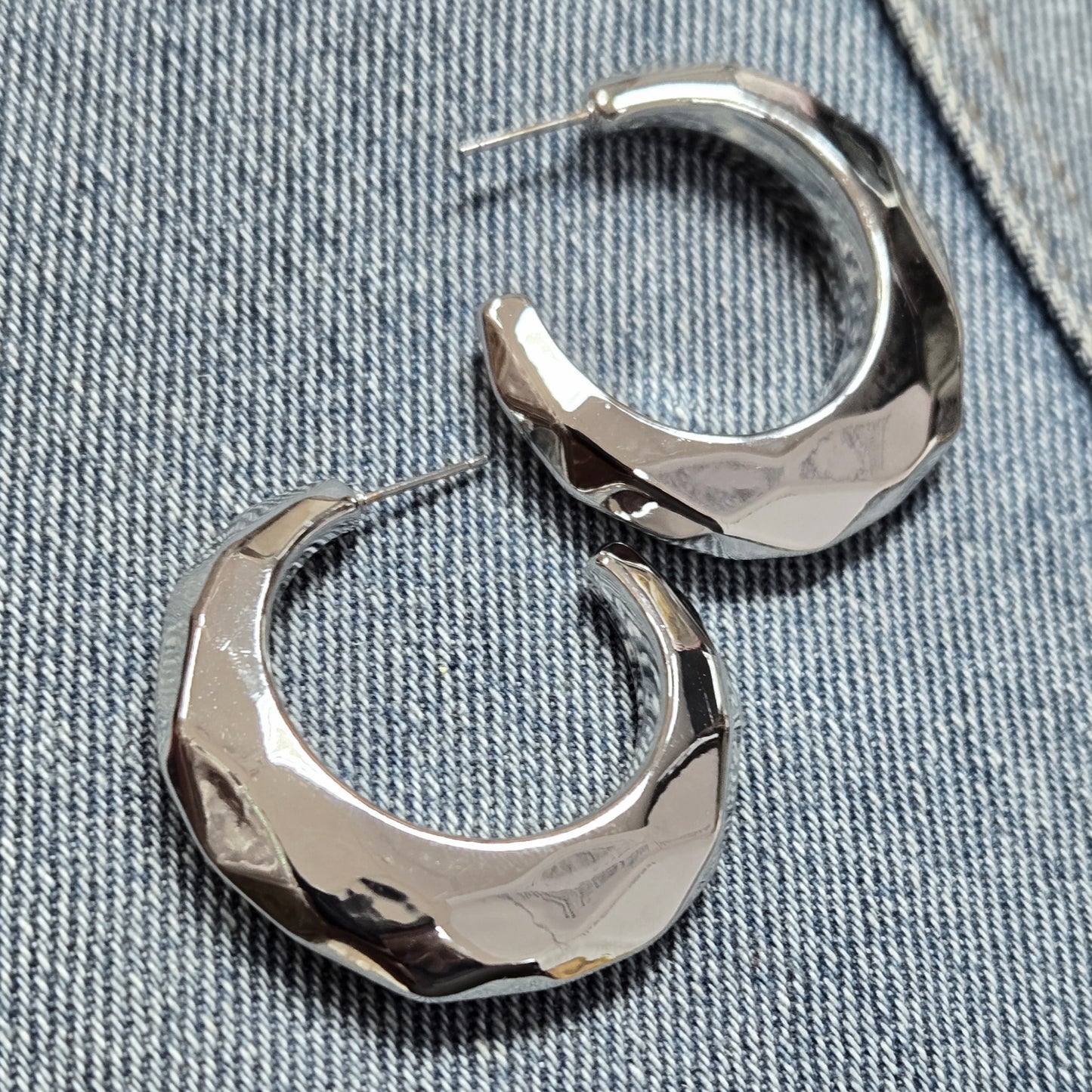 E1412 ME11178 Circle Hoop Earrings