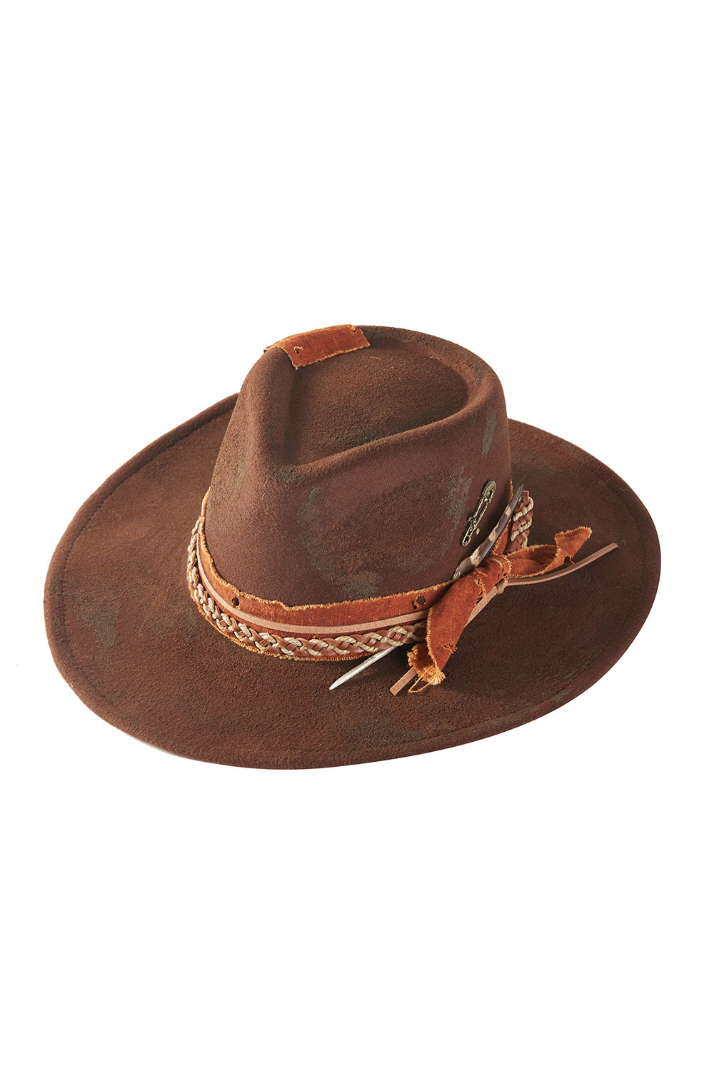 HT0056 | Statement Feather Western Hat | MH0242