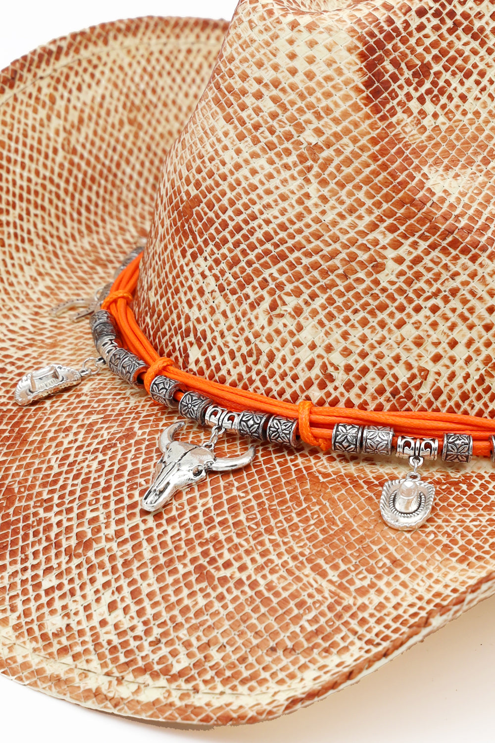 HT0145 | Snakeskin-Texture Western Cowboy Hat | MH0344