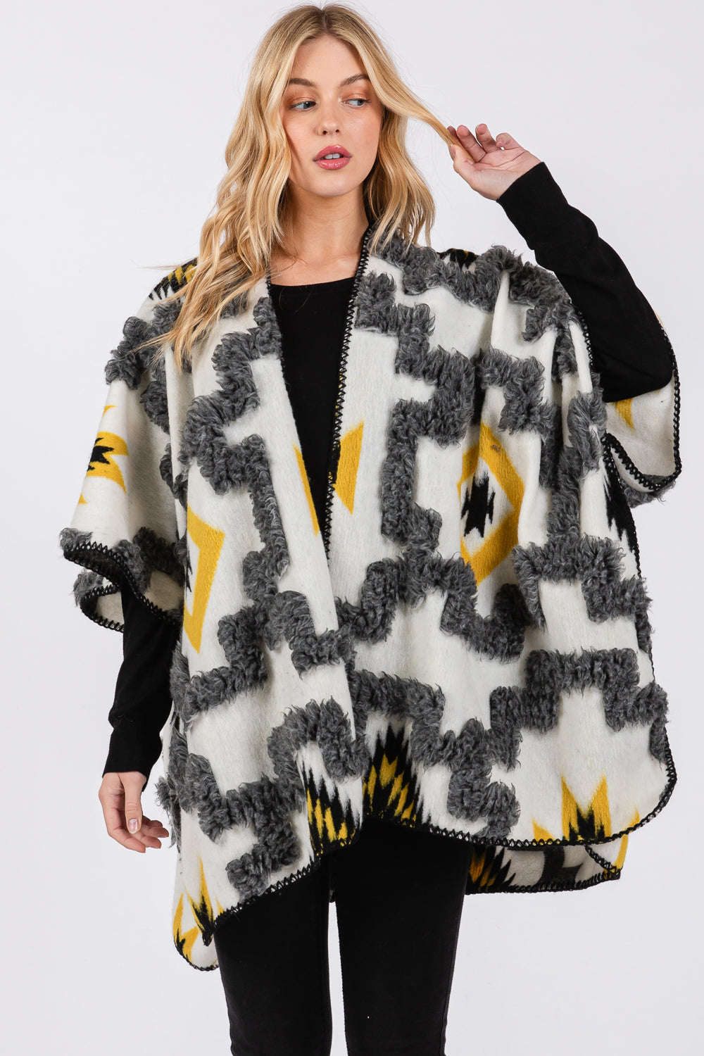 PC62 MS0400 FUZZY KIMONO