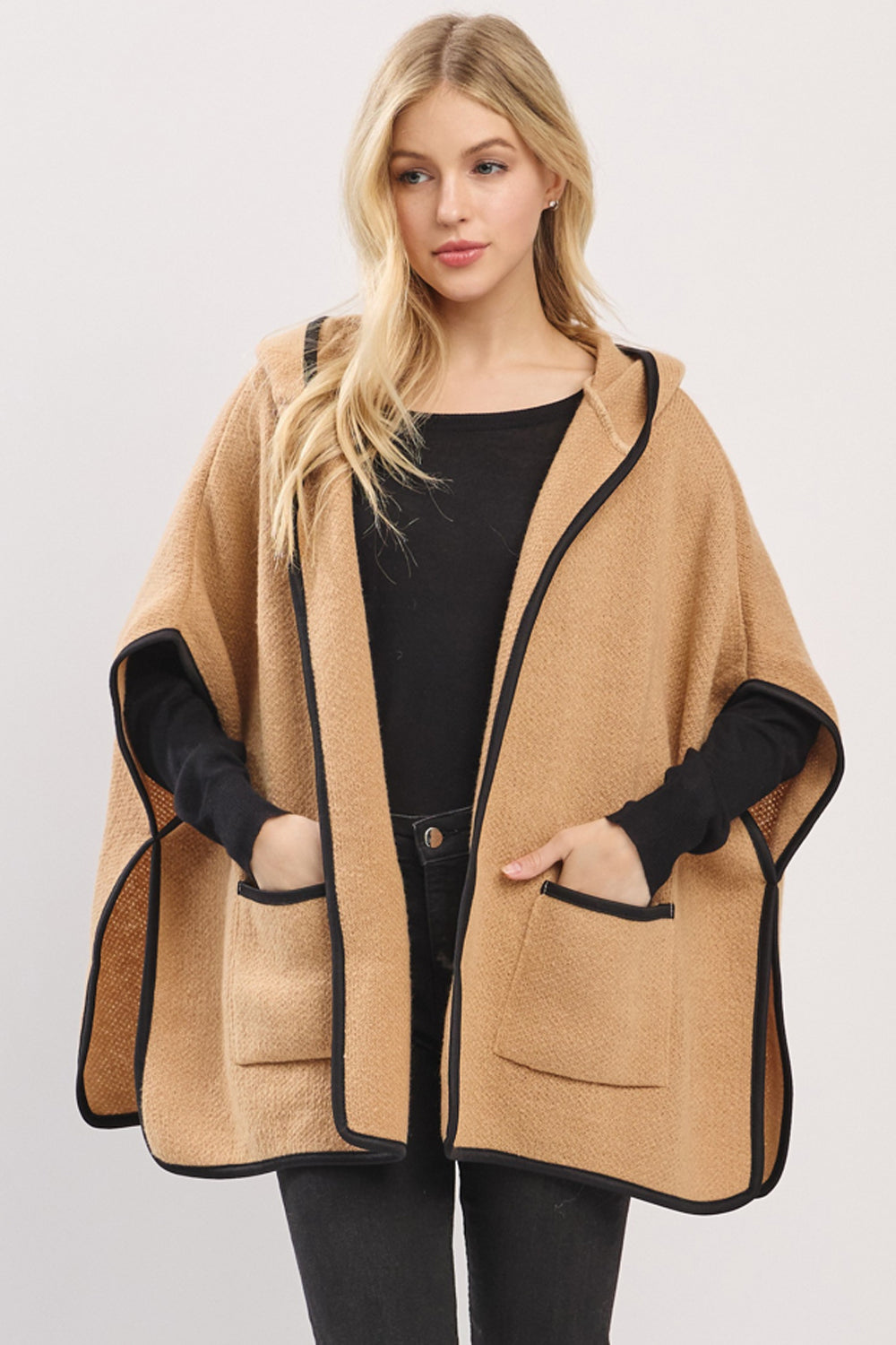 PC66 MS0461 HOODED PONCHO