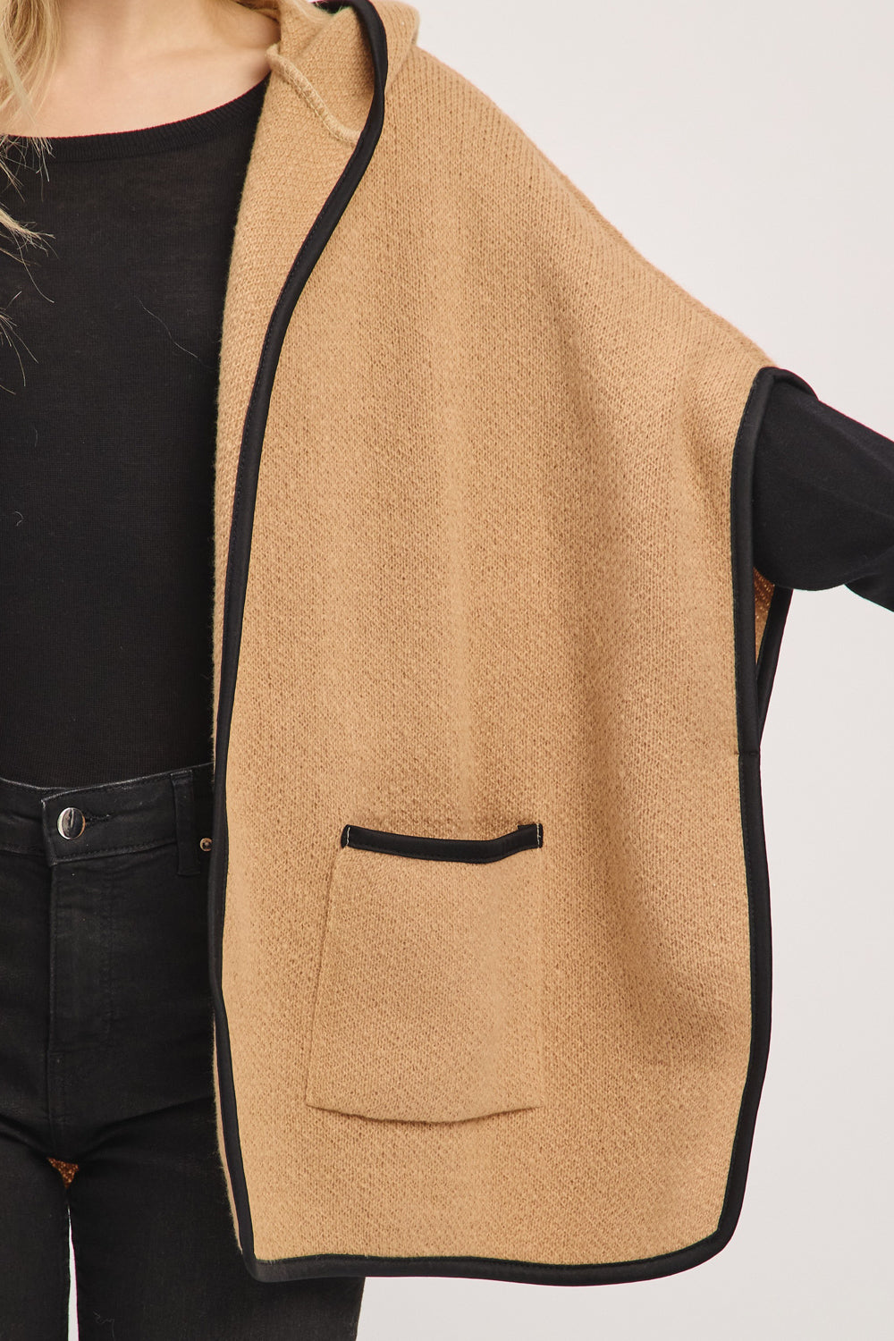PC66 MS0461 HOODED PONCHO