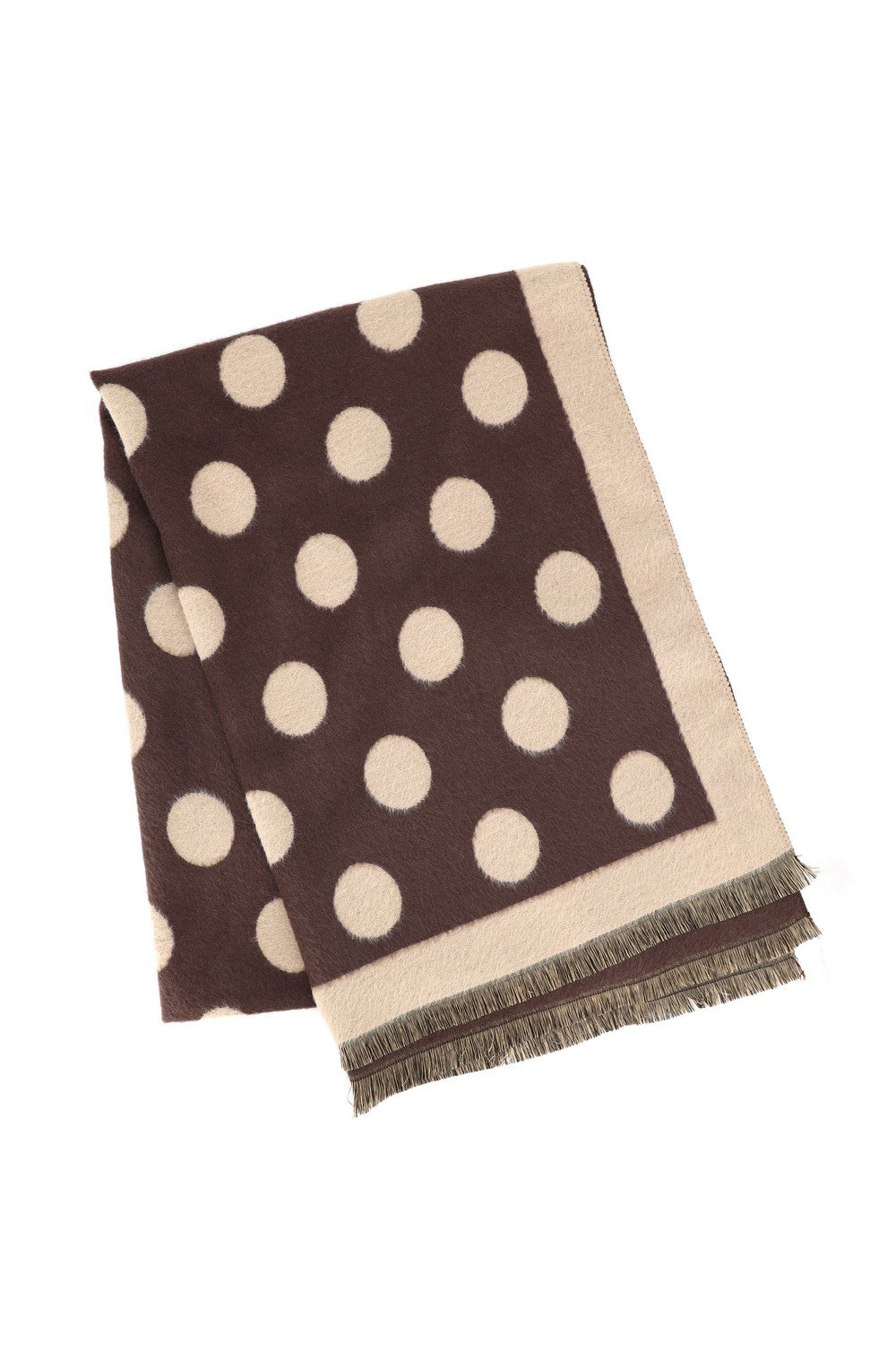 Two Tone Polka Dots Scarf Wrap | SS0025