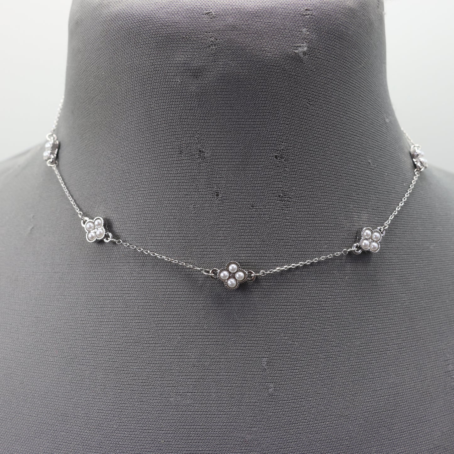 Pearl Flower Necklace | N0013