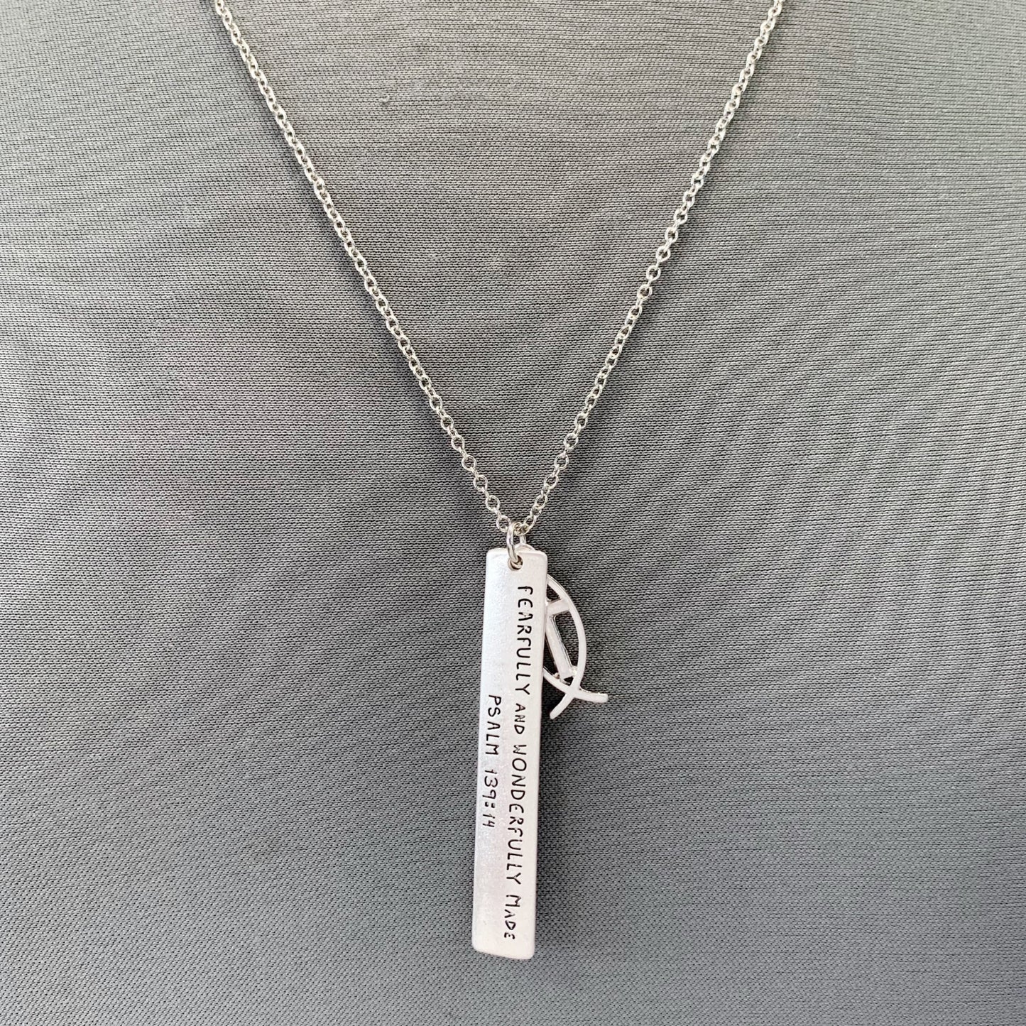 Psalm 139:14 Scripture Necklace | N0106