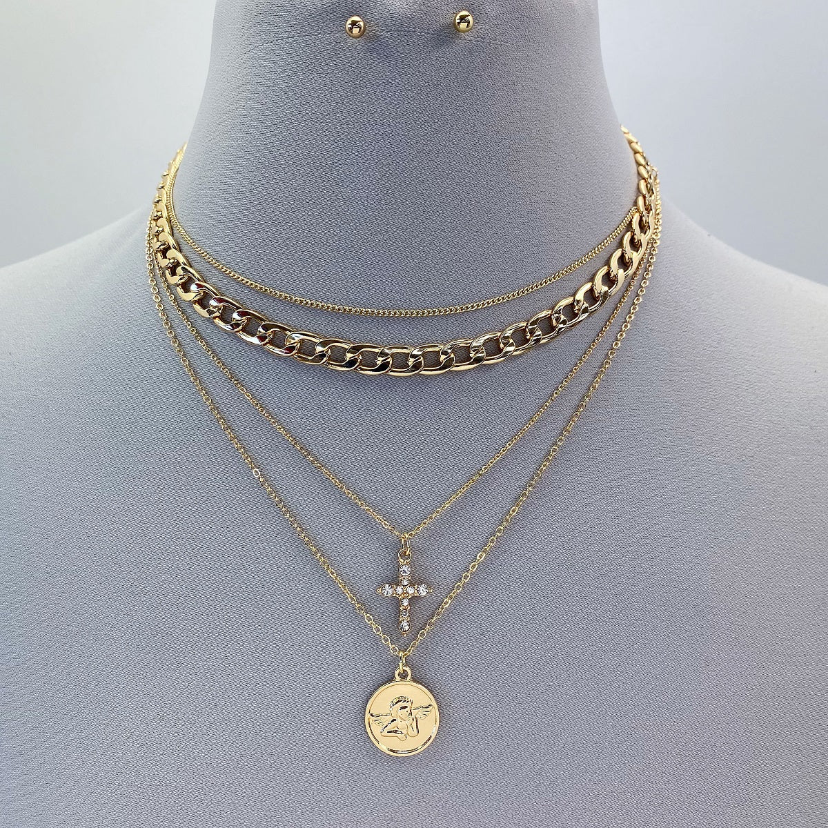 N0667 CNE1192 MULTI NECKLACES