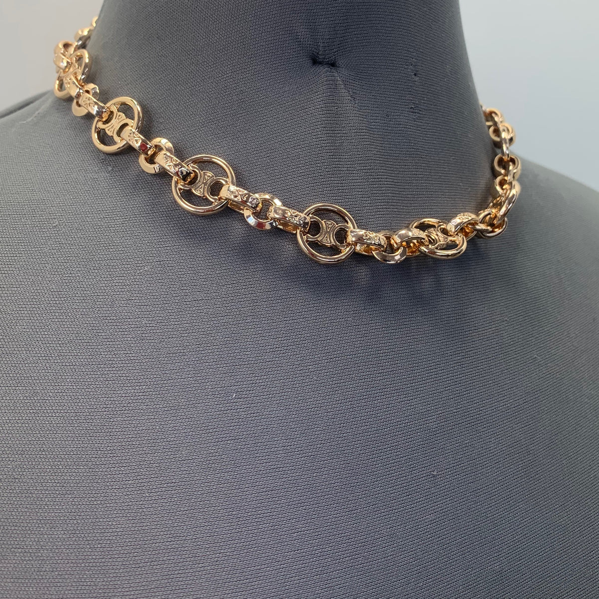Round Link Necklace Set | N3122