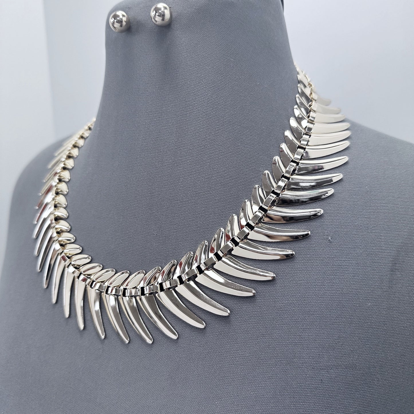 N3134 | Spike Collar Necklace Set | KS4019