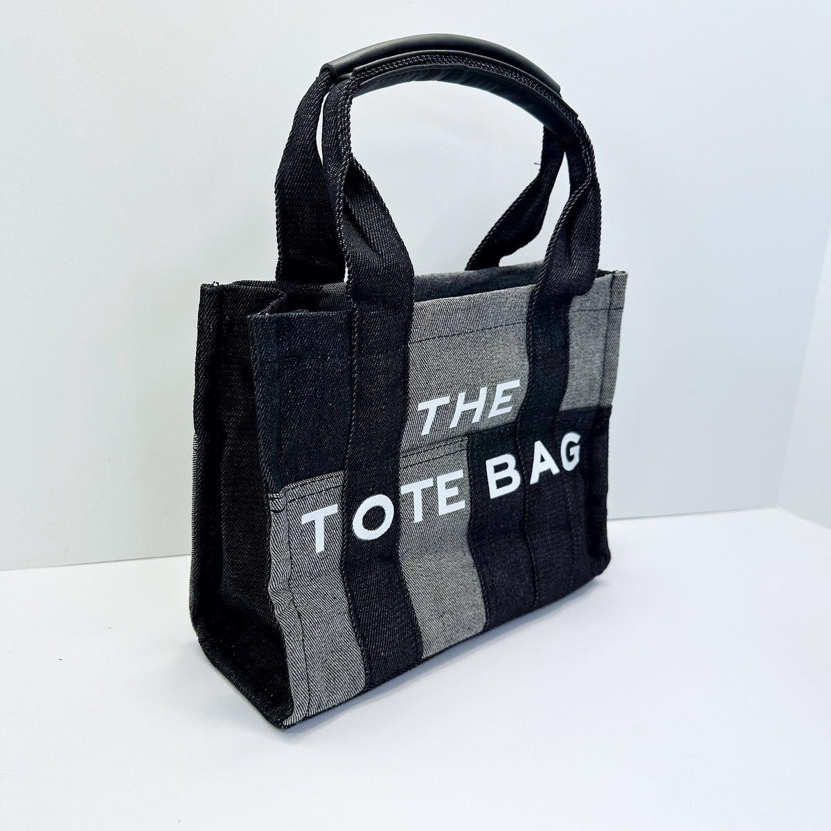 Patchwork Denim Tote Bag | P6001