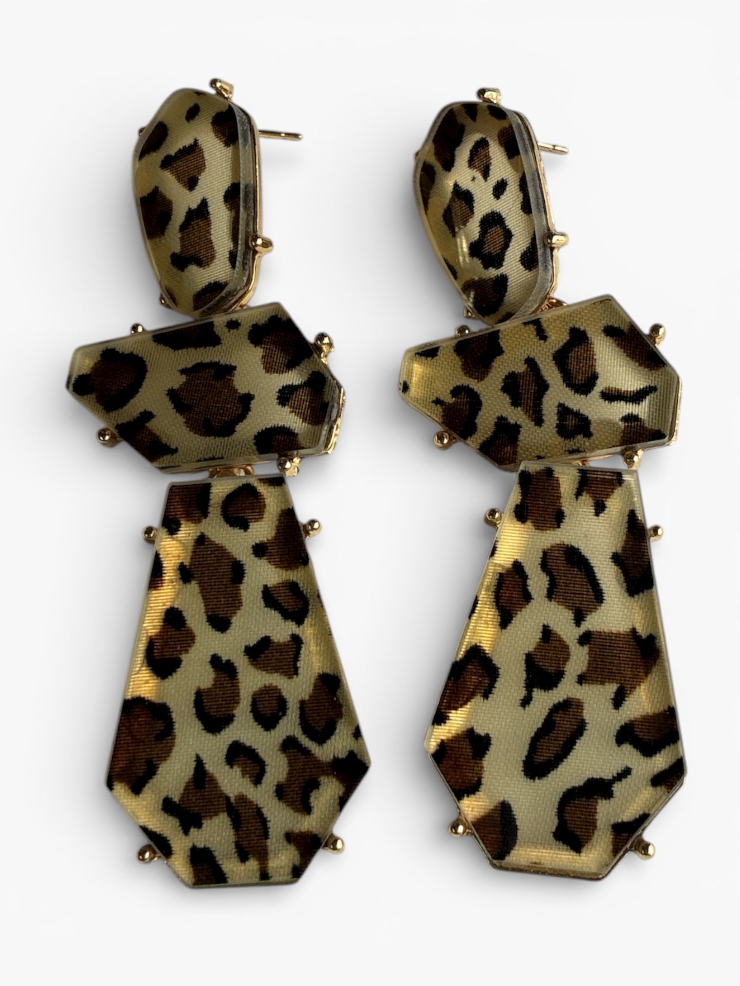 E2213| Leopard Post Earrings | P425