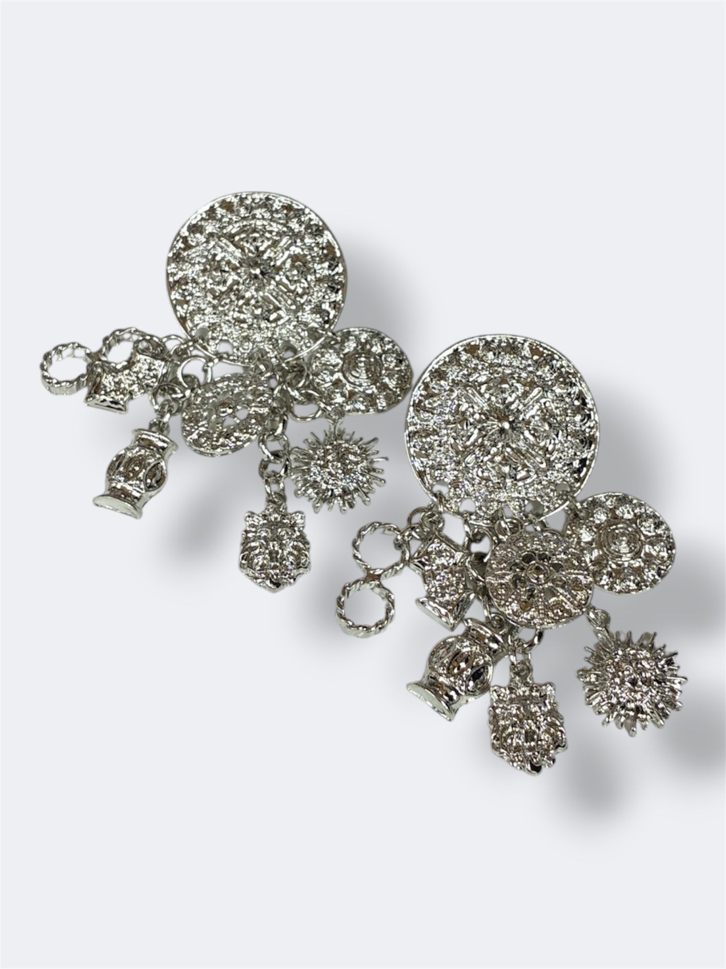E2220| Vintage Filigree Dangle Earrings | ER2601