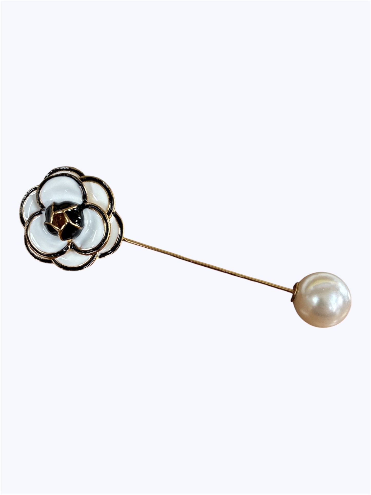 BR0374 | Flower Pearl Tip Brooch | K7-6-3090