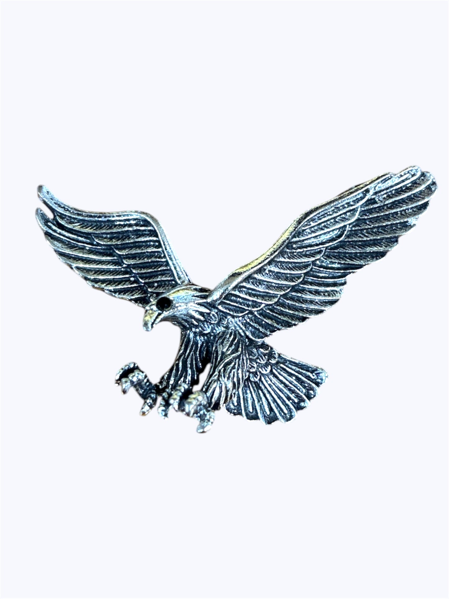 BR0364 | Antique Silver Iconic Eagle Statement Brooch | K5-1-2507
