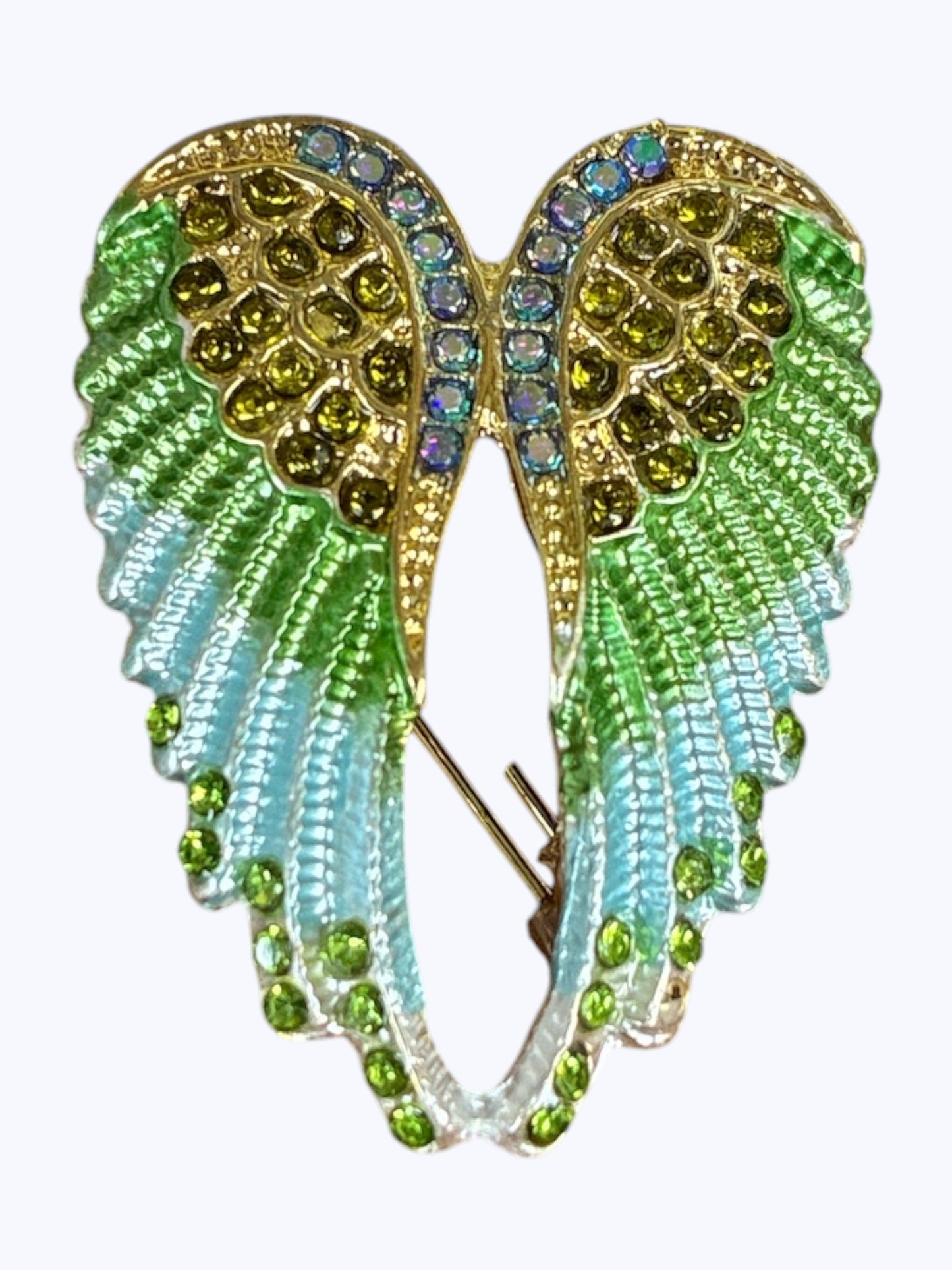 BR0332 | Enchanted Wing Emblem Brooch | P8-6-6623