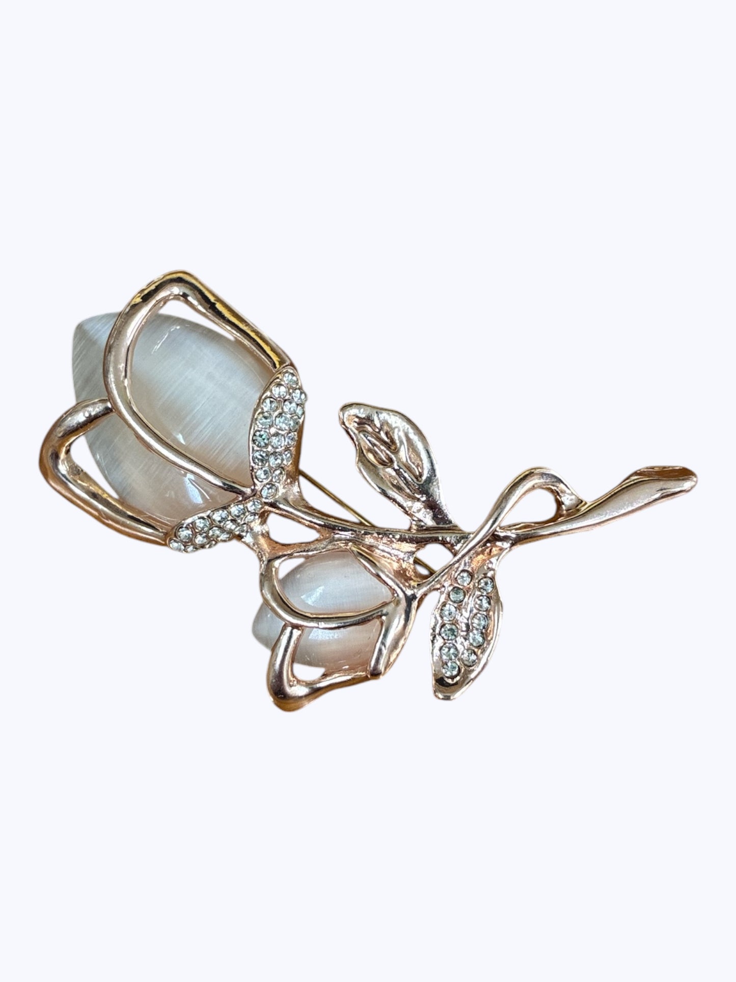 BR0394 | Rose Bloom Statement Brooch | N0-3-3631