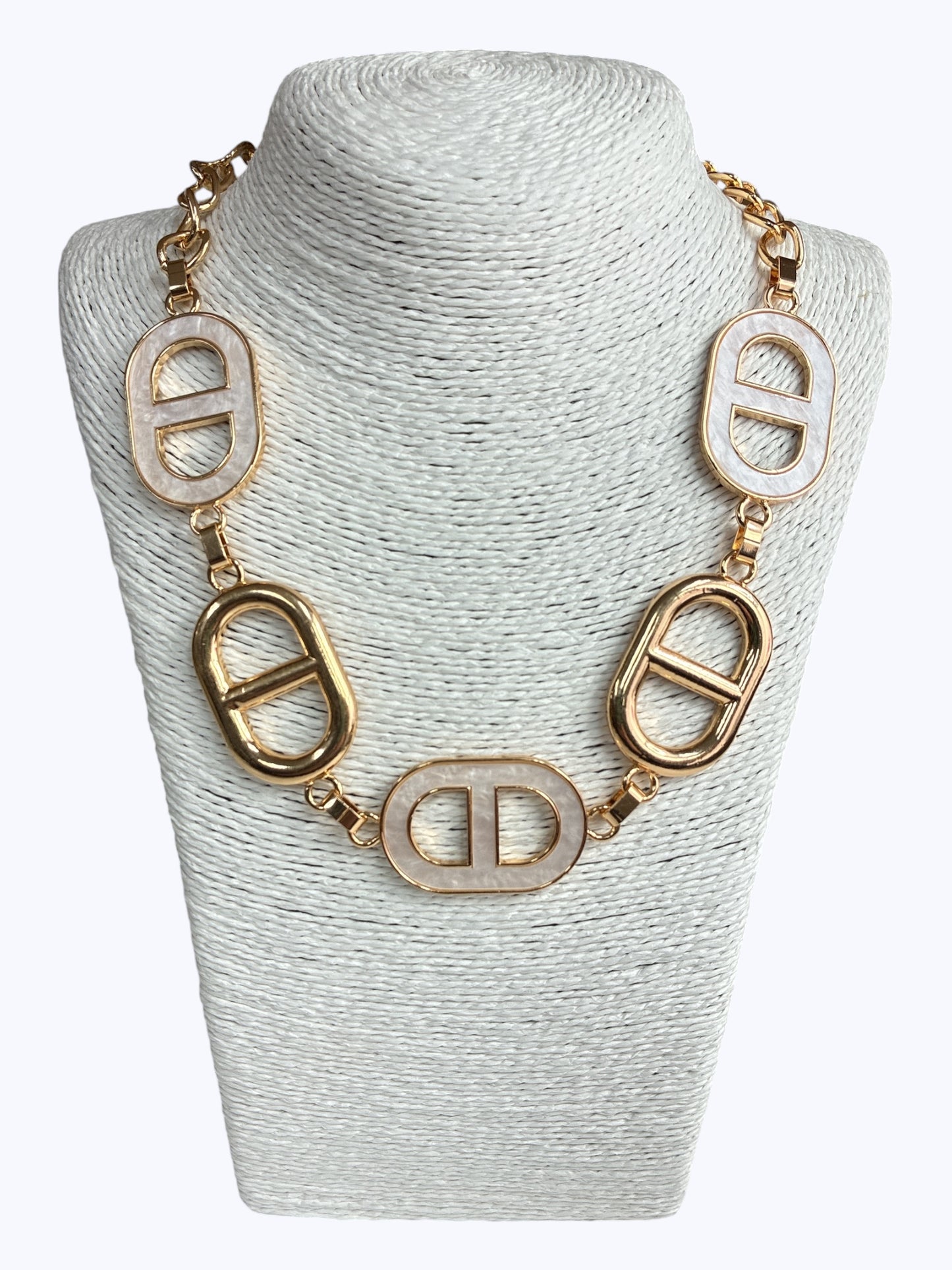 N0679 | Anchors Chain Link Necklace | YN3756