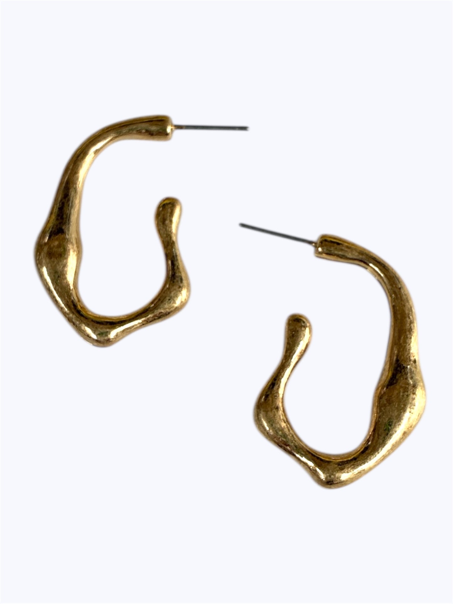 E2272 | Organic Sculpted Hoop Earrings | VE4844